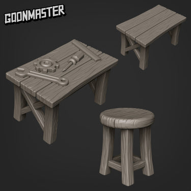 Workshop Table & Stool